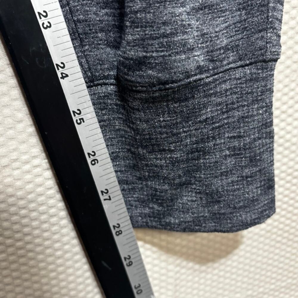 Athleta Venice High Rise Jogger Size Medium Heather Gray Stretch Zip Pockets - Picture 7 of 11